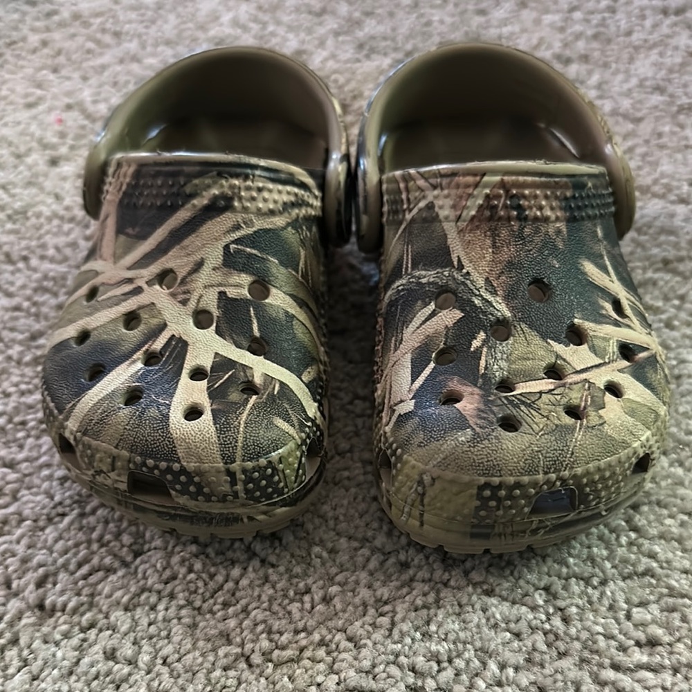Kids Camouflage Crocs